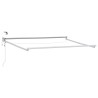 Auvent rétractable électrique Taupe 100% Polyester et Aluminium 642931642931