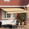 Auvent rétractable électrique 3 x 2,5 m 642943642943