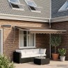 Auvent rétractable électrique Taupe 2,5 x 2 m 642949642949