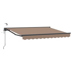 Auvent rétractable électrique Taupe 3,5 x 2 m 642950642950