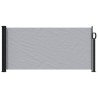 Store latéral rétractable Gris 500 x 100 cm Polyester 642954642954
