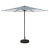 Parasol de jardin avec base 300 x 300 cm Polyester 642965642965