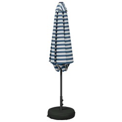 Parasol de jardin avec base 300 x 300 cm Polyester 642965642965