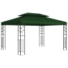 Pavillon 3,97 x 2,96 x 2,68 m Vert Polyester et Acier 642967642967