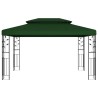 Pavillon 3,97 x 2,96 x 2,68 m Vert Polyester et Acier 642967642967