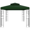 Pavillon 3,97 x 2,96 x 2,68 m Vert Polyester et Acier 642967642967