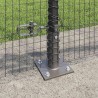 Clôture en fil soudé avec base en béton 25 x 0,5 m Gris Maille 642970642970