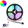 Bande LED 12 pcs Noir et Transparent 4700 mm 642972642972