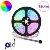 Bande LED 12 pcs Noir et Transparent 4700 mm 642972642972