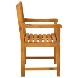 Chaises de jardin 2 pcs Naturel Bois d'Acacia Massif 642980642980
