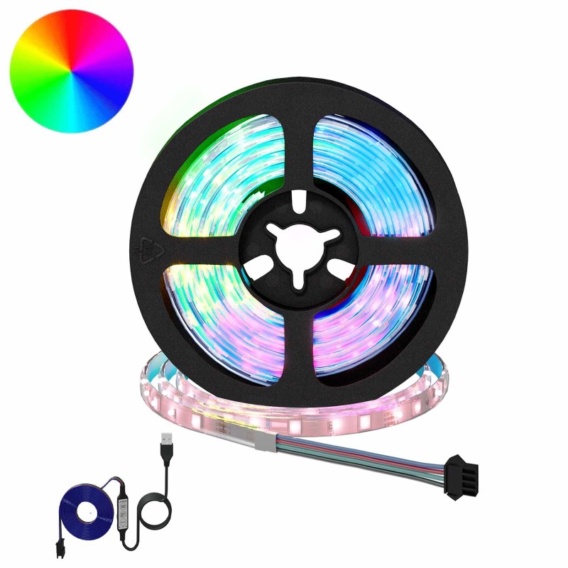 Bande LED 12 pcs Noir et Transparent 950 mm Cuivre et plastique 642991642991