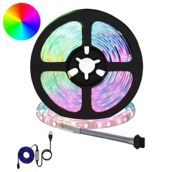 Bande LED 12 pcs Noir et Transparent 3000 mm 643000643000