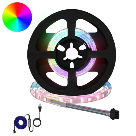 Bande LED 12 pcs Noir et Transparent 450 mm Cuivre et plastique 643002643002