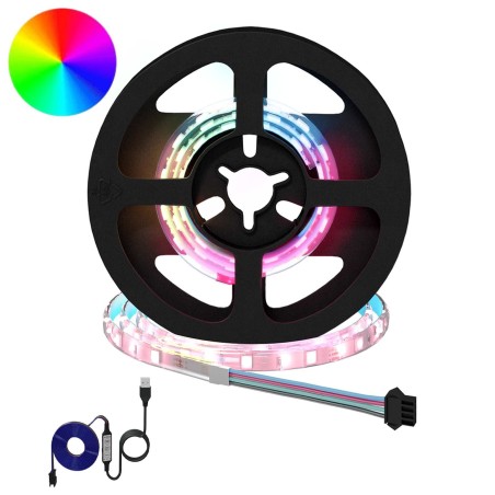 Bande LED 12 pcs Noir et Transparent 350 mm Cuivre et plastique 643004643004