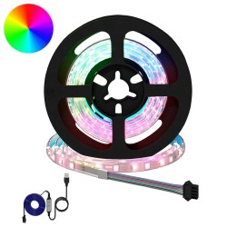 Bande LED 12 pcs Noir et Transparent 750 mm Cuivre et plastique 643007643007