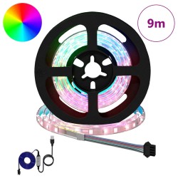 Bande LED 12 pcs Noir et Transparent 750 mm Cuivre et plastique 643007643007