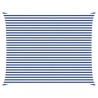 Voile d'ombre Bleu et Blanc 5 x 4 m 100 % polyester Oxford 643015643015