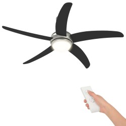 Ventilateur de plafond avec lumière et télécommande Ø 130 cm 643020643020
