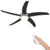 Ventilateur de plafond avec lumière et télécommande Ø 130 cm 643020643020