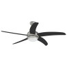 Ventilateur de plafond avec lumière et télécommande Ø 130 cm 643020643020