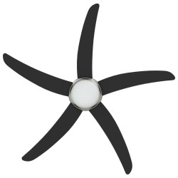 Ventilateur de plafond avec lumière et télécommande Ø 130 cm 643020643020