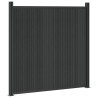 Panneau de clôture WPC et Aluminium Noir 643030643030