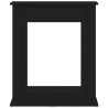 Encadrement de cheminée en chêne noir 75 x 20 x 87,5 cm bois d'ingénierie 643044643044