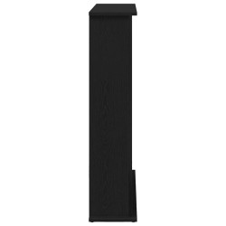Encadrement de cheminée en chêne noir 75 x 20 x 87,5 cm bois d'ingénierie 643044643044