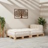 Canapé modulaire crème 70x70x54 tissu 643050643050