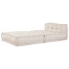 Canapé modulaire crème 70x70x54 tissu 643050643050