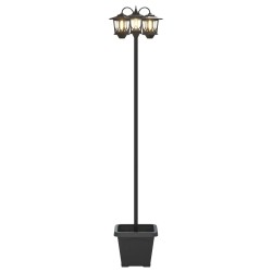 Lampadaire à 3 têtes Noir 32 x 32 x 188 cm Aluminium et ABS 643052643052