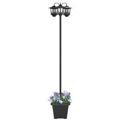 Lampadaire à 3 têtes Noir 32 x 32 x 188 cm Aluminium et ABS 643052643052