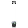 Lampadaire à 3 têtes Noir 32 x 32 x 188 cm Aluminium et ABS 643052643052