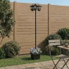 Lampadaire à 3 têtes Noir 32 x 32 x 188 cm Aluminium et ABS 643052643052