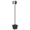 Lampadaire à 3 têtes Noir 32 x 32 x 188 cm Aluminium et ABS 643052643052