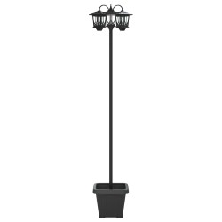 Lampadaire à 3 têtes Noir 32 x 32 x 188 cm Aluminium et ABS 643052643052