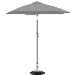 Base de parasol pour poteau de 40 à 50 mm 26.75 kg Noir 643065643065