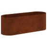 Jardin surélevé Acier patiné 120 x 40 x 40 cm 643073643073
