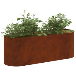 Jardin surélevé Acier patiné 120 x 40 x 40 cm 643073643073