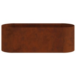 Jardin surélevé Acier patiné 120 x 40 x 40 cm 643073643073