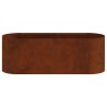 Jardin surélevé Acier patiné 120 x 40 x 40 cm 643073643073