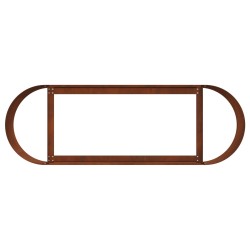 Jardin surélevé Acier patiné 120 x 40 x 40 cm 643073643073
