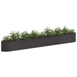 Jardin surélevé Noir 380 x 40 x 40 cm Acier 643075643075