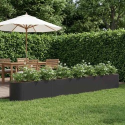 Jardin surélevé Noir 360 x 40 x 40 cm 643088643088