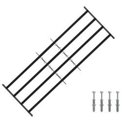 Grille de sécurité pour fenêtres avec 4 barres croisées 3 pcs 643092643092