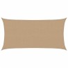 Voile d'ombrage 160 g/m² Taupe 2,5x4,5 m PEHD 643100643100