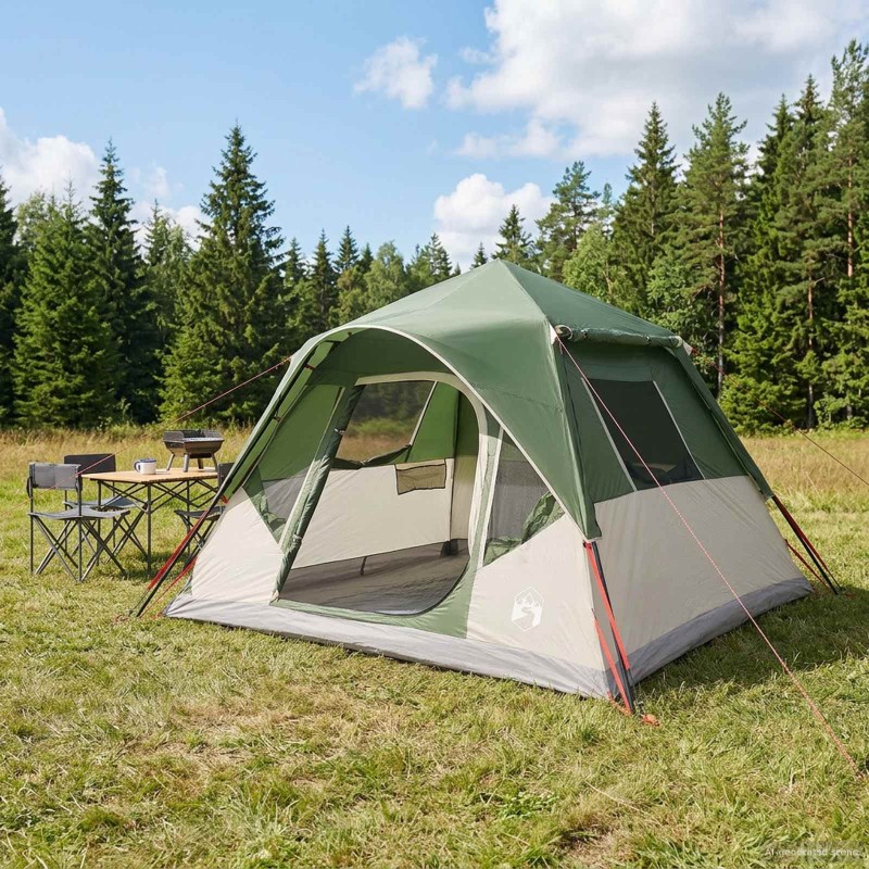 Tente Instantanée Vert 305 x 275 x 190 cm Polyester et Acier 643103643103