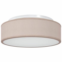 Lampe de plafond Taupe 38 x 38 x 13,5 cm tissu 643110643110