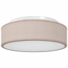 Lampe de plafond Taupe 38 x 38 x 13,5 cm tissu 643110643110