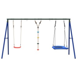 Jeu extérieur avec balançoire, balançoire à disque et nid 643114643114